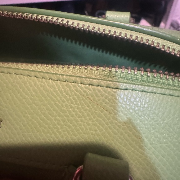 Green Coach Satchel - Picture 4 of 9